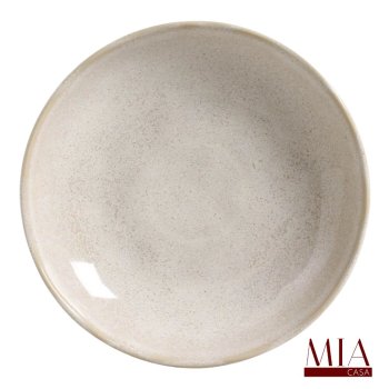 Prato Fundo Bio Stoneware Latte Porto Brasil