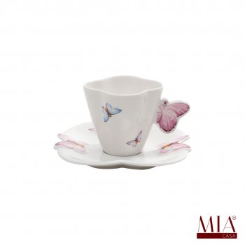 Xícara de Café Borboleta 100ML