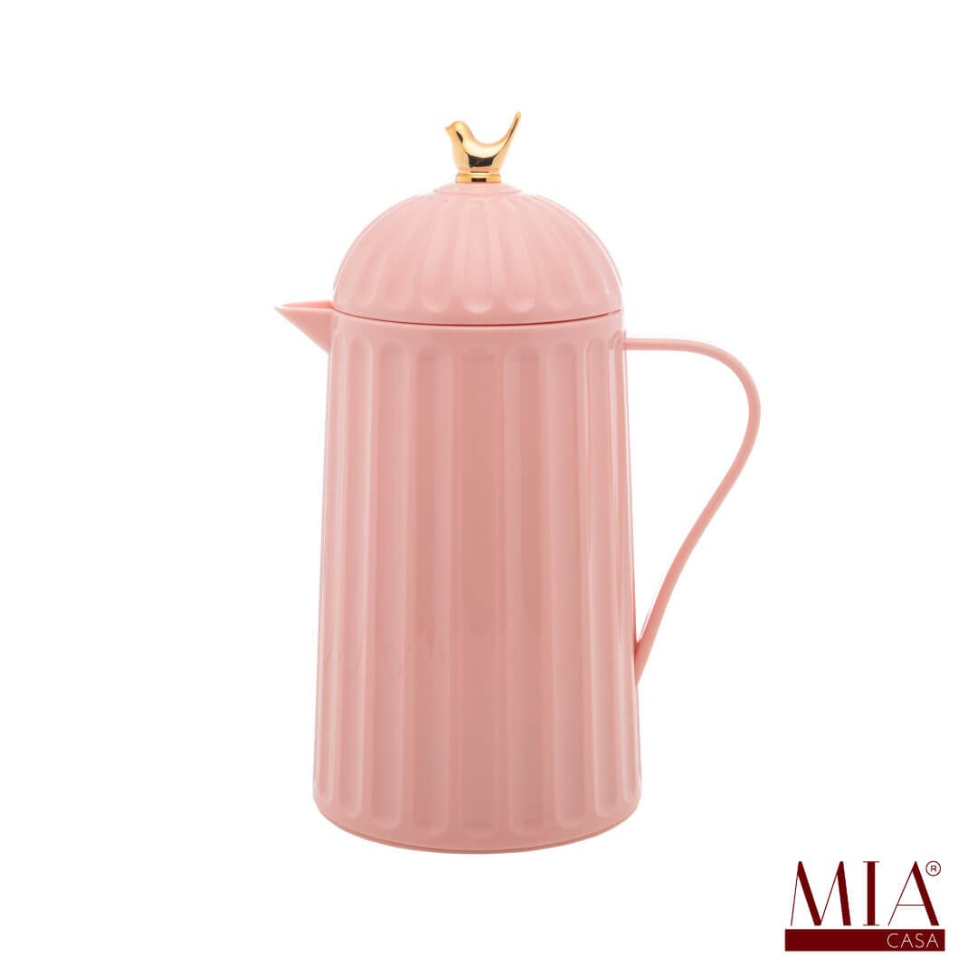 MIA CASA - cod: M03401821 - Garrafa Térmica Birds Rosa 600ML