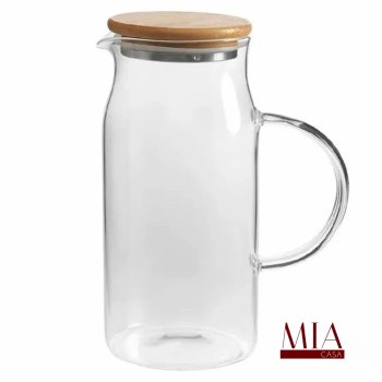 Jarra Sense com Tampa em Bambu 1,15 litros