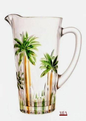 Jarra Palm Tree Handpaint da Wolff 1,5Litros