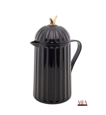 Garrafa Térmica Birds Preta 600ML