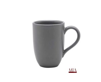 Caneca Flat 350 Ml Chumbo Acetinado