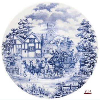 Prato Raso 26Cm Donna Cena Inglesa