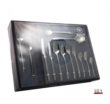  Faqueiro 101 Peças de Aço Inox com Caixa Viena