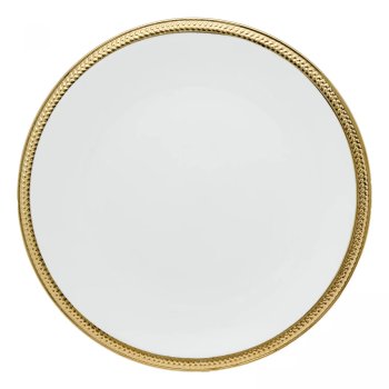  Conjunto 6 Pratos Rasos de Porcelana  Linha Paddy 27cm