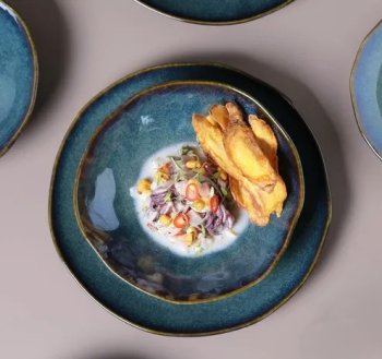 Prato Fundo Orgânico Oceano - 21,2 cm - 600ml