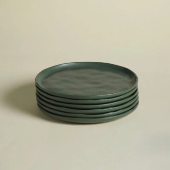 Prato de Sobremesa Bio Stoneware Leaf Ø21,5cm