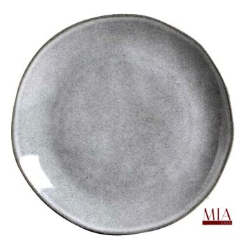 Pratos Raso Orgânico Concreto Ø26,5cm