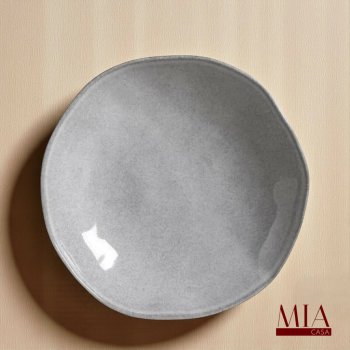 Prato Fundo Orgânico Concreto Ø21,2cm 600ml